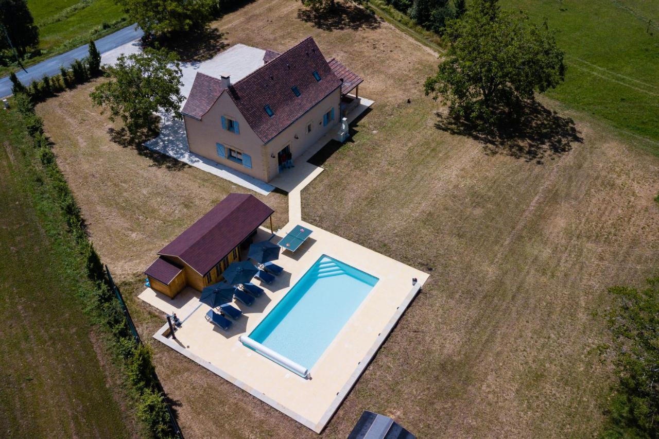Luxury 3 Bed Home With Heated Swimming Pool Air Con And Boules Pitch Salignac-Eyvigues Buitenkant foto